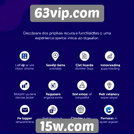 Recursos e funcionalidades do 63vip.com