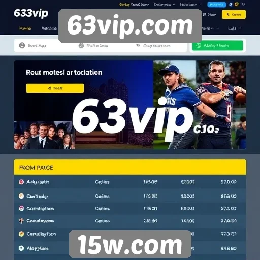 Comparativo entre 63vip.com e outros sites de apostas